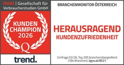 Top Kundenzufriedenheit Voltino/Gastino 2026 Top Kundenzufriedenheit Voltino/Gastino 2026